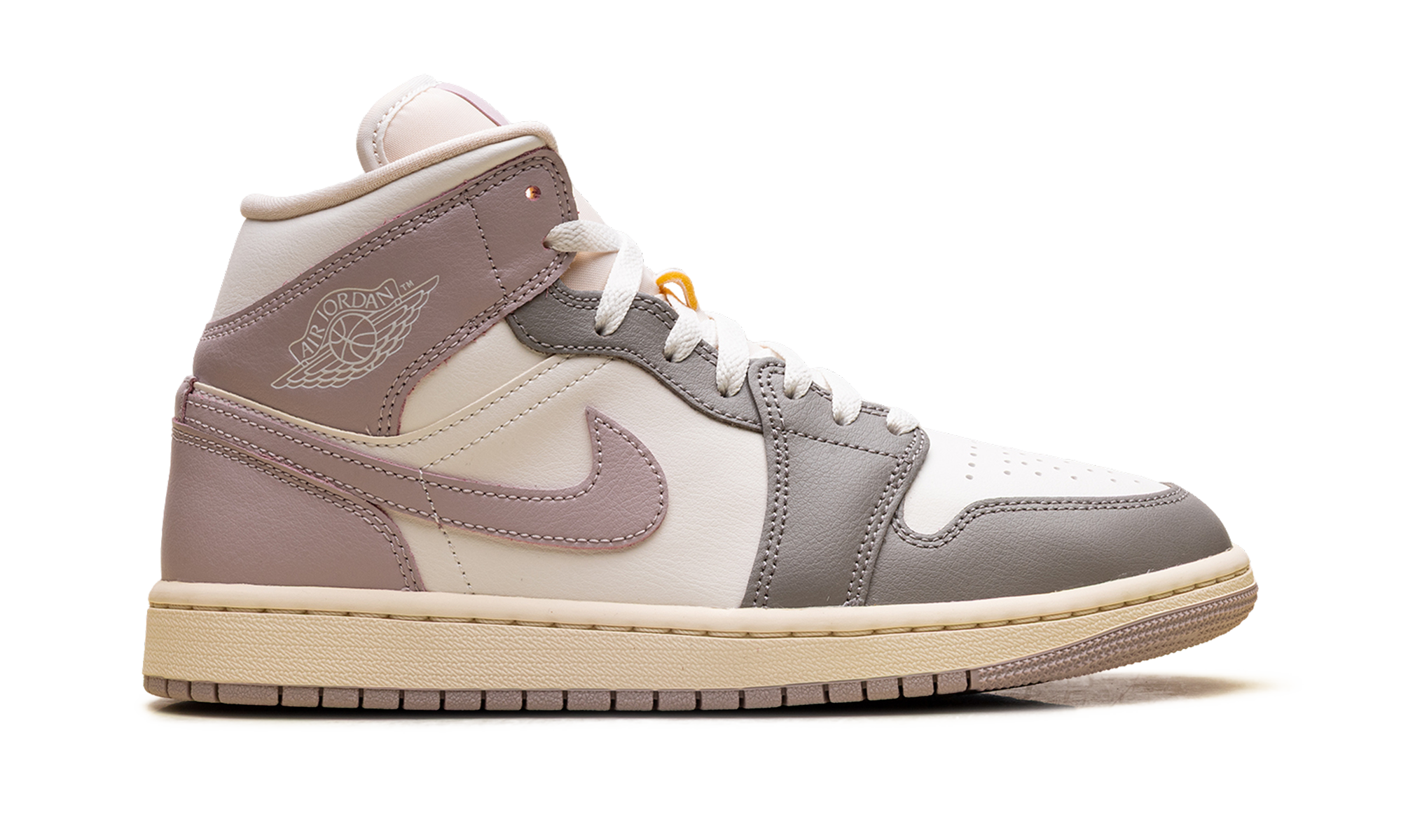 Air Jordan 1 Mid WMNS "Enigma Stone / Particle Rose" BQ6472 122