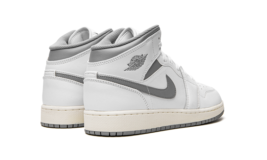 Air Jordan 1 Mid GS "Neutral Grey" 554725 135