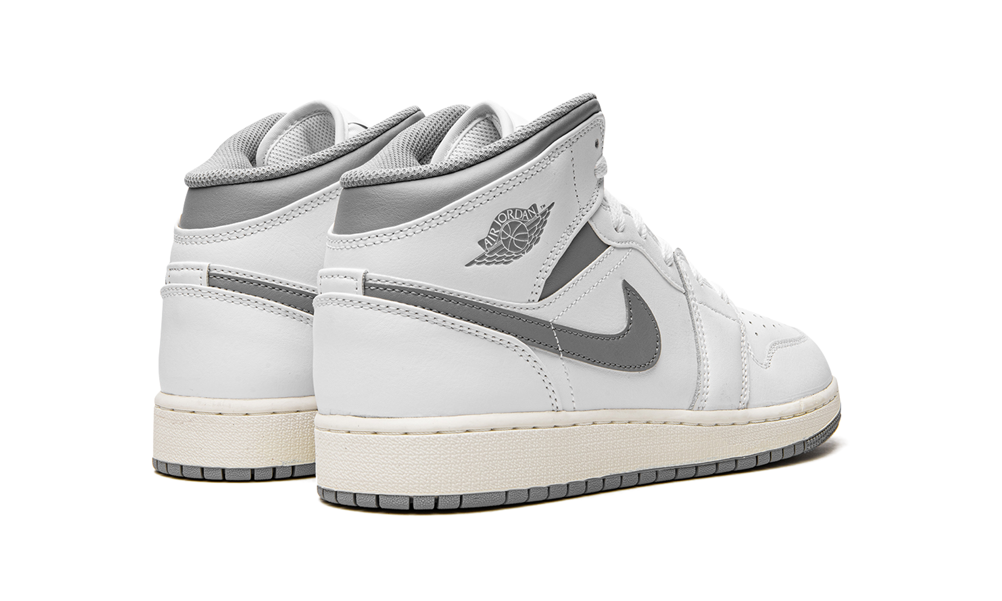 Air Jordan 1 Mid GS "Neutral Grey" 554725 135