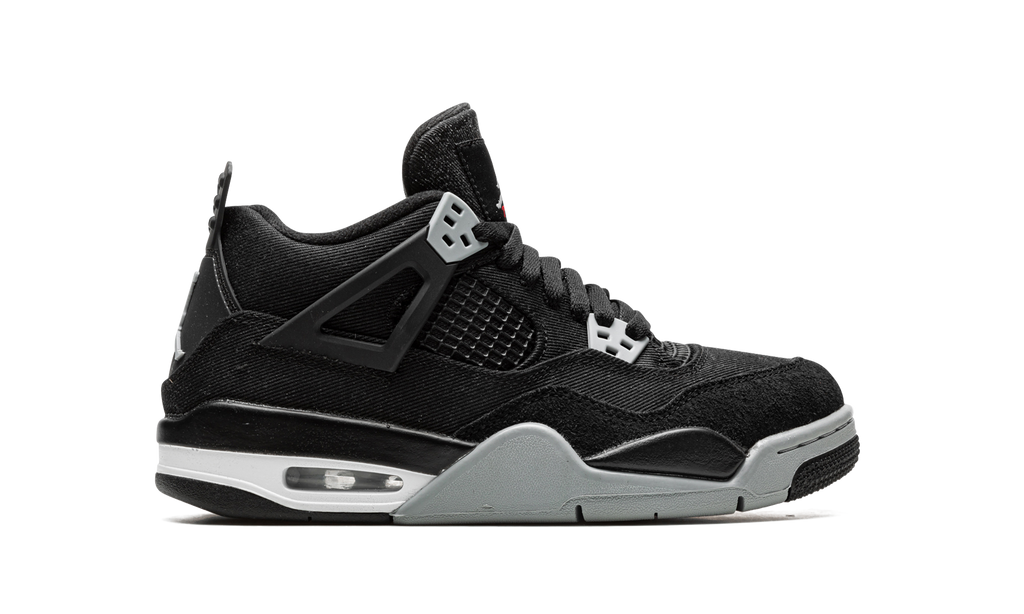 Air Jordan 4 GS "Black Canvas" DV0553 006