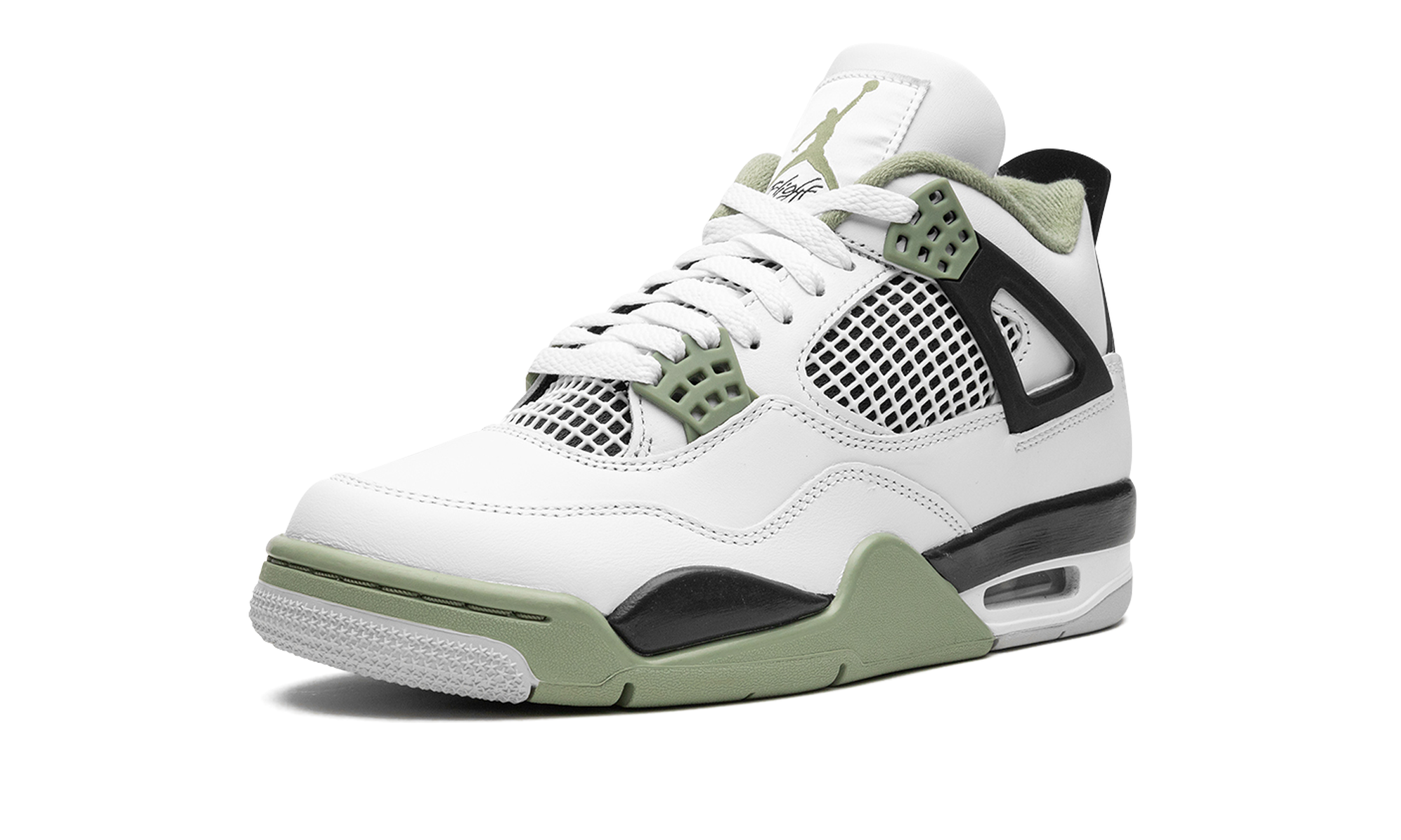 Air Jordan 4 Retro WMNS "Seafoam Oil Green" AQ9129 103