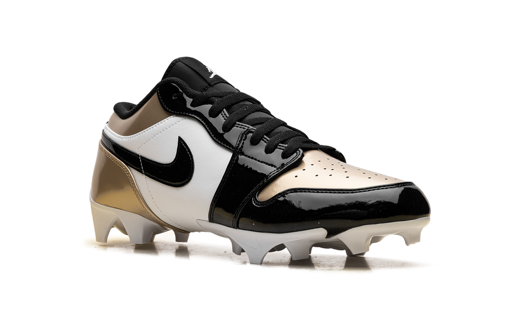 Jordan 1 Low TD Cleat "Patent Gold Toe" FJ6245 701