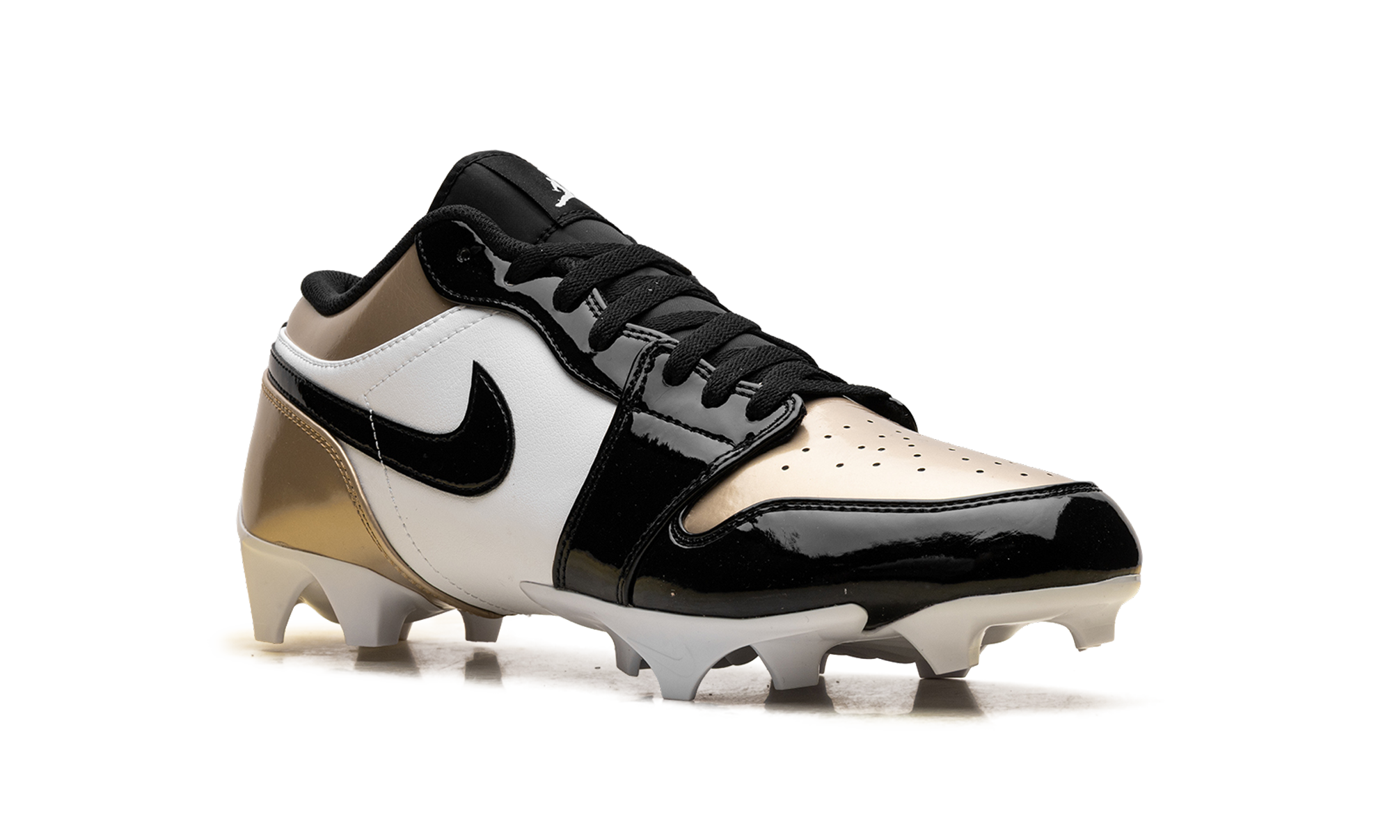 Jordan 1 Low TD Cleat "Patent Gold Toe" FJ6245 701