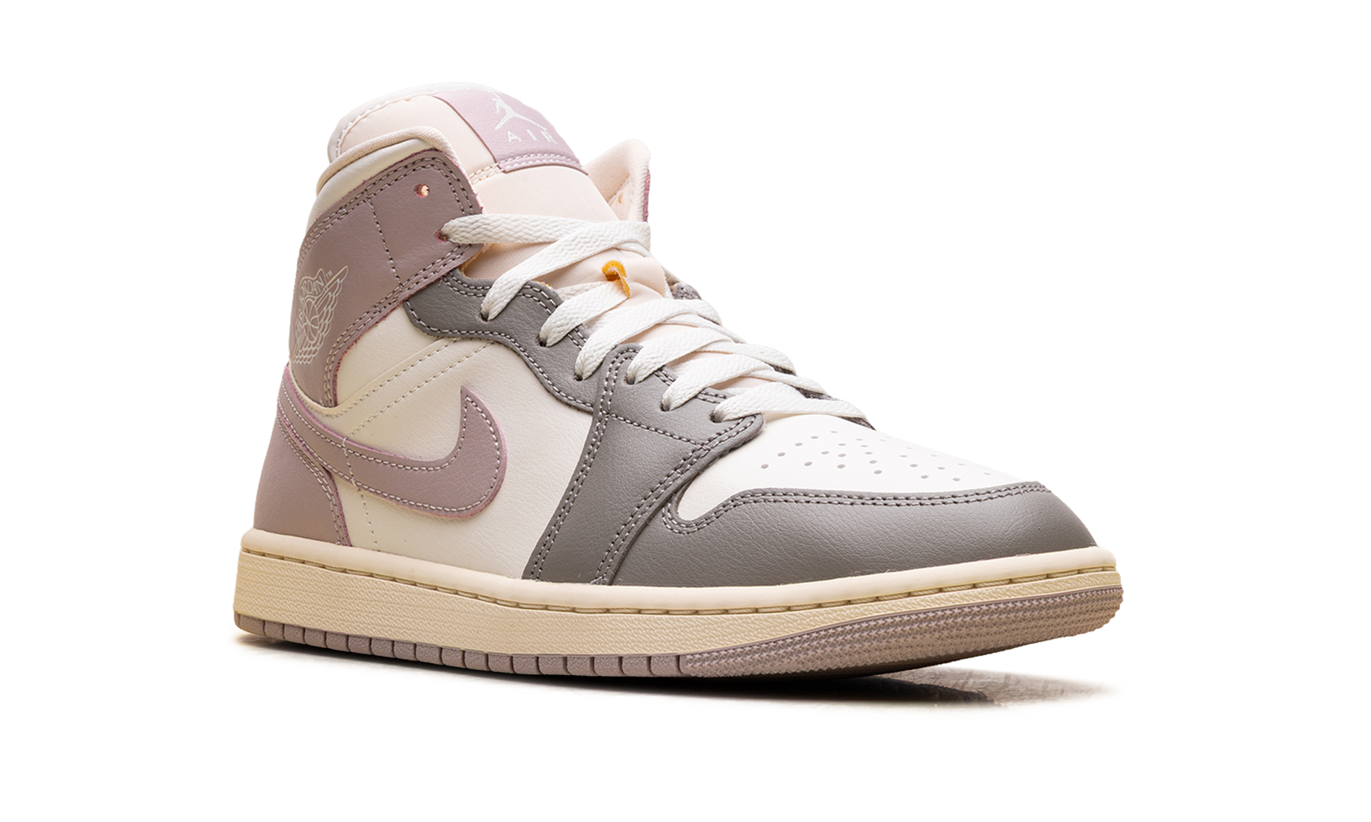 Air Jordan 1 Mid WMNS "Enigma Stone / Particle Rose" BQ6472 122