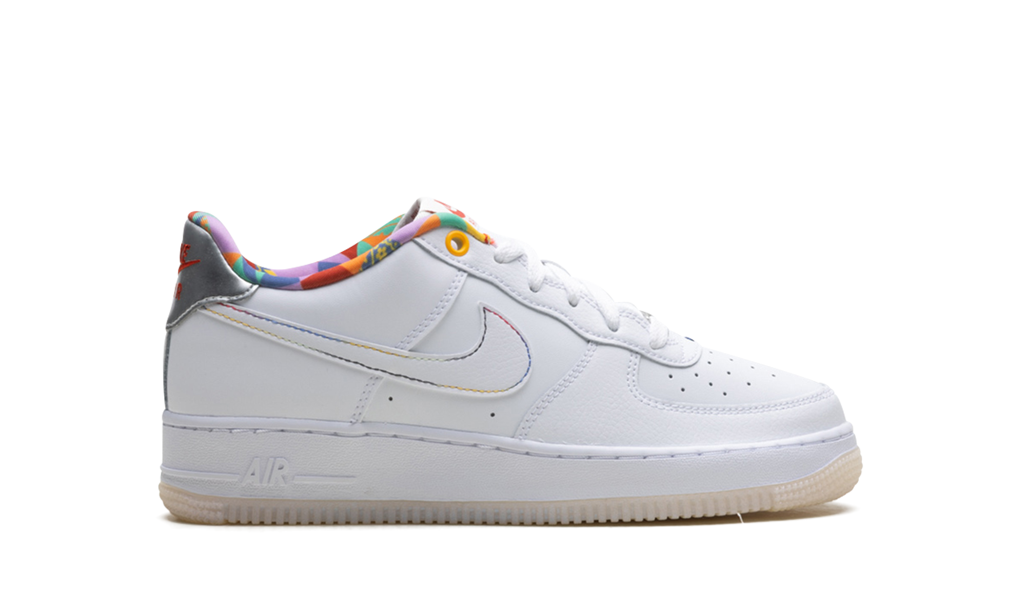 Air Force 1 Low LV8 GS "White Playful Print" FN8912 111