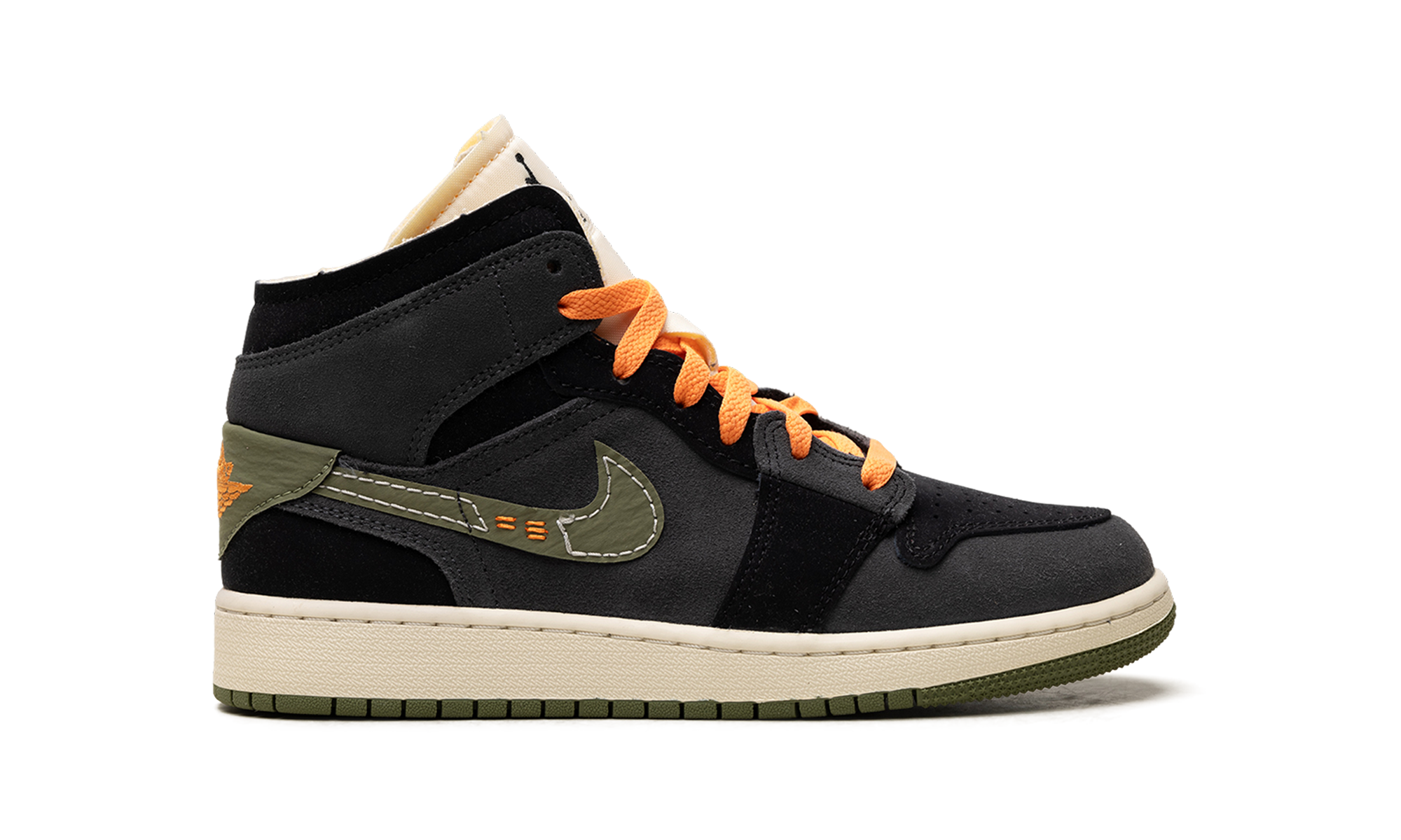 Air Jordan 1 Mid SE GS "Craft Anthracite Light Olive" FD5847 003