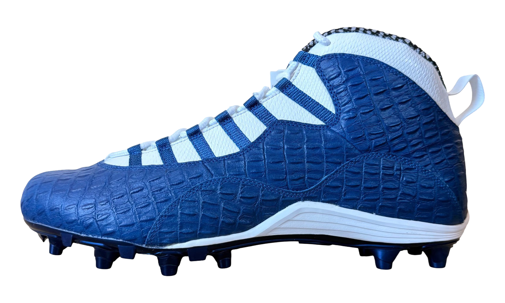 Jordan 10 Alpha Molded Cleats "Blue / White" HO19 MNJDSP 484