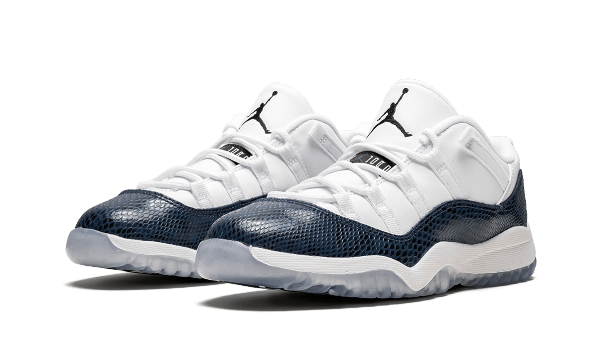 Jordan 11 Retro Low LE PS "Navy Snakeskin" CD6848 102