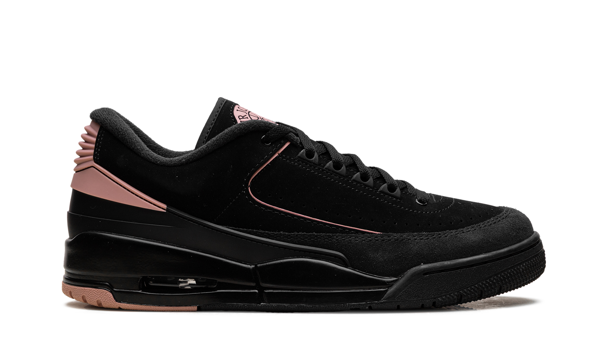 Air Jordan 2 Low "Black Rust Pink" FD0383 003