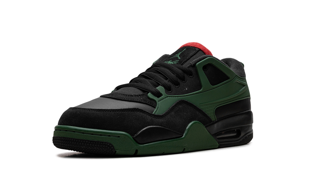 Jordan 4 RM "Black Gorge Green University Red" FQ7939 003