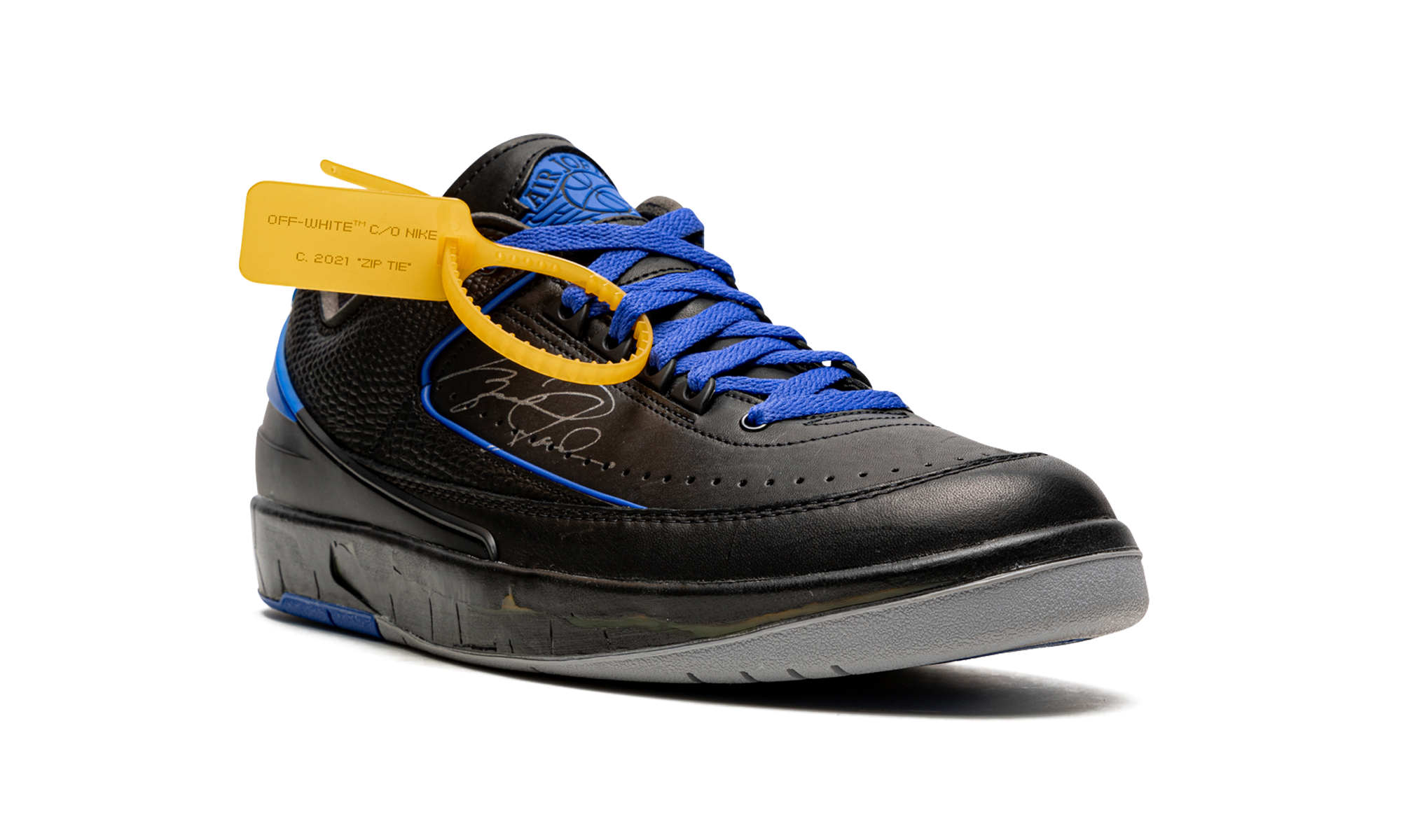 Air Jordan 2 Low OG SP "Off-White - Black/Blue" DJ4375 004