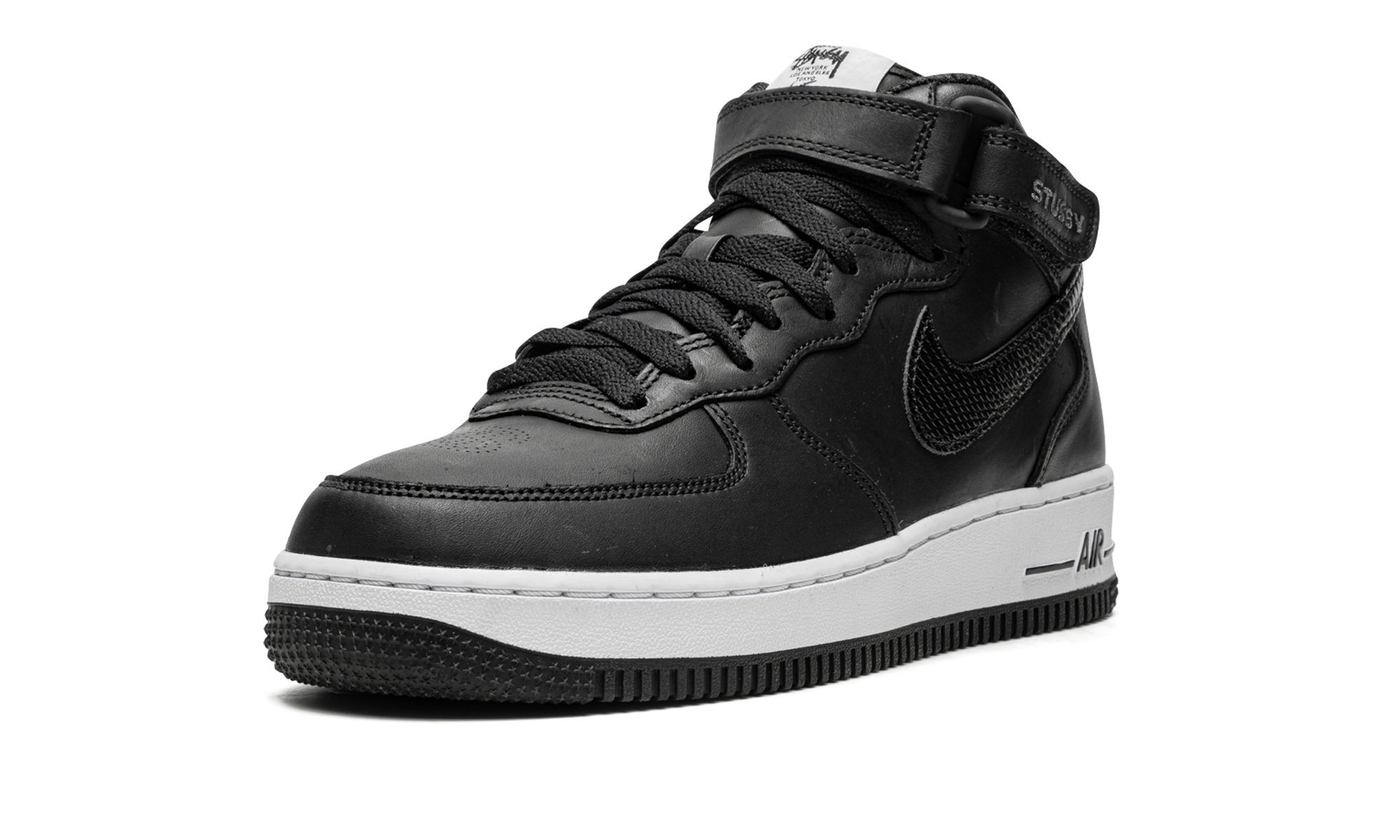 Air Force 1 Mid "Stussy - Black" DJ7840 001