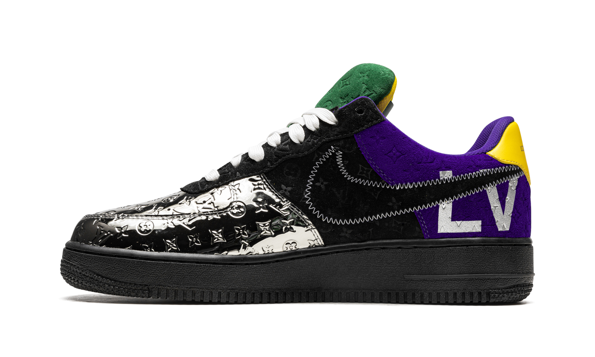 Louis Vuitton Air Force 1 Low "Virgil Abloh - Purple Dusk/Metallic Silver" 1A9VCC
