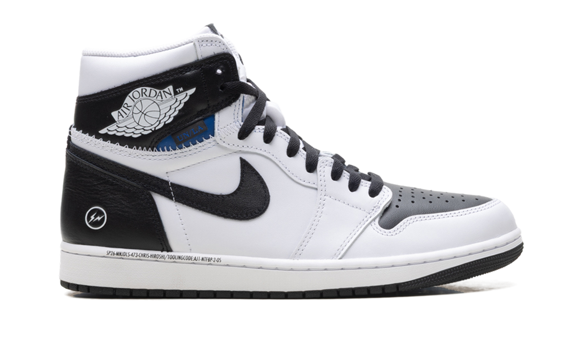 Air Jordan 1 "Fragment Design - Union LA - White/Black" II7282 100