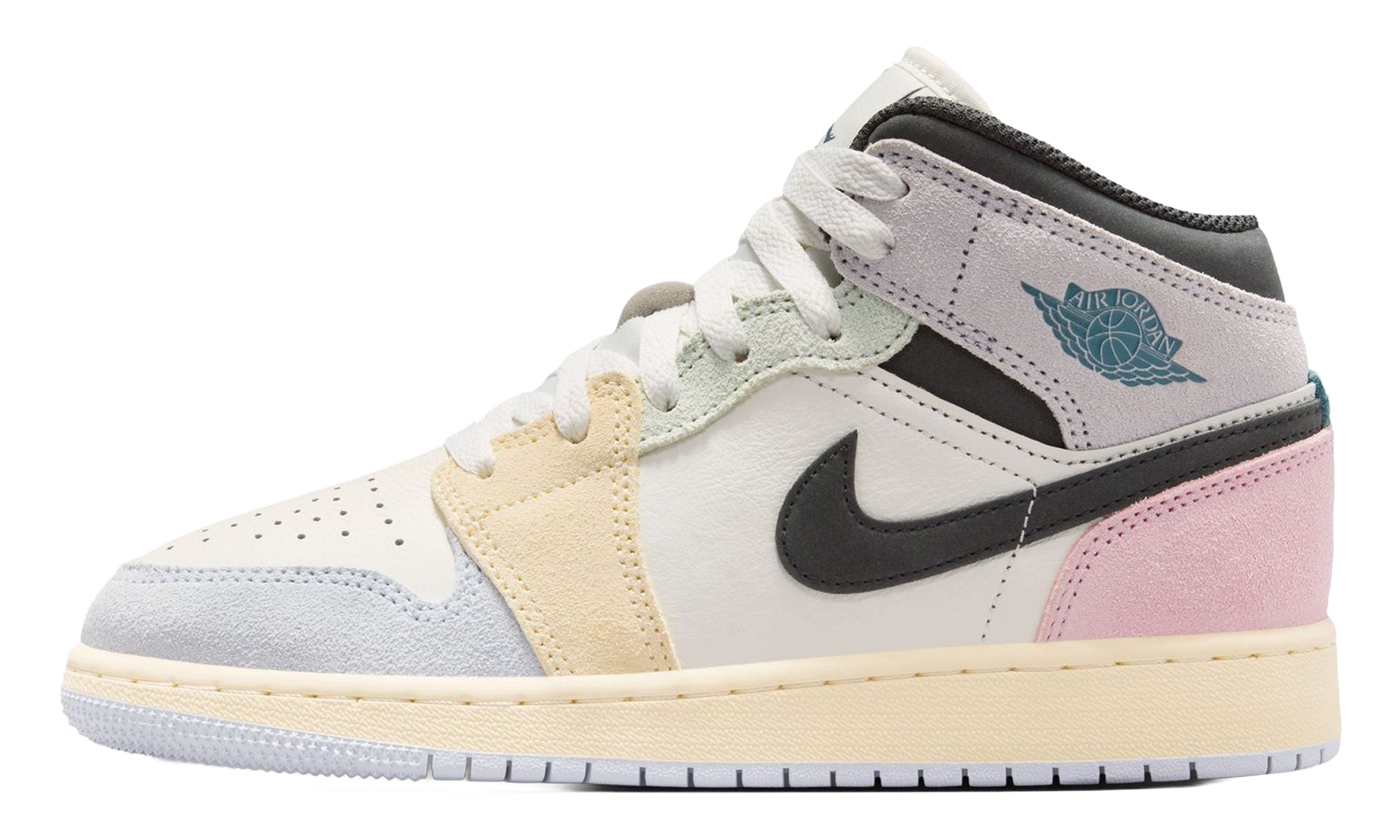 Air Jordan 1 Mid SE GS "Sail Pastels" IB7053 100
