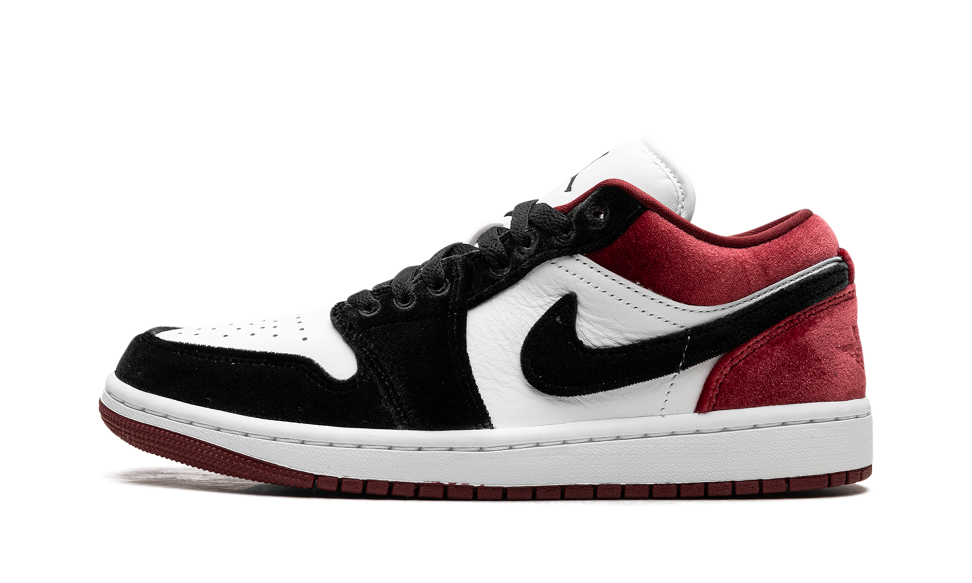 Jordan 1 Low SE WMNS "Velvet Black Toe" FZ3242 001