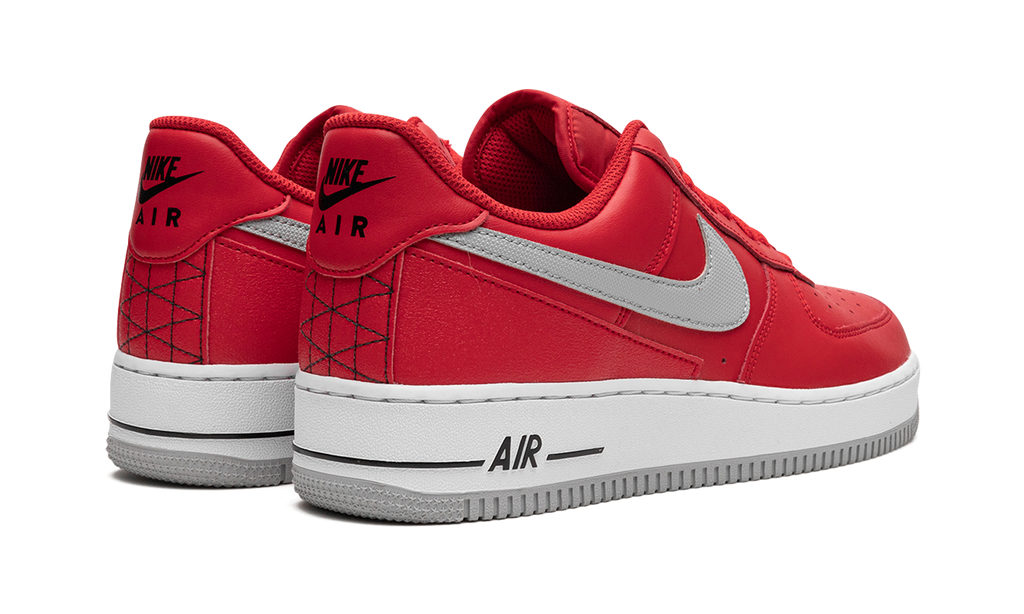 Air Force 1 Low Technical Stitch "University Red Light Smoke Grey" DD7113 600