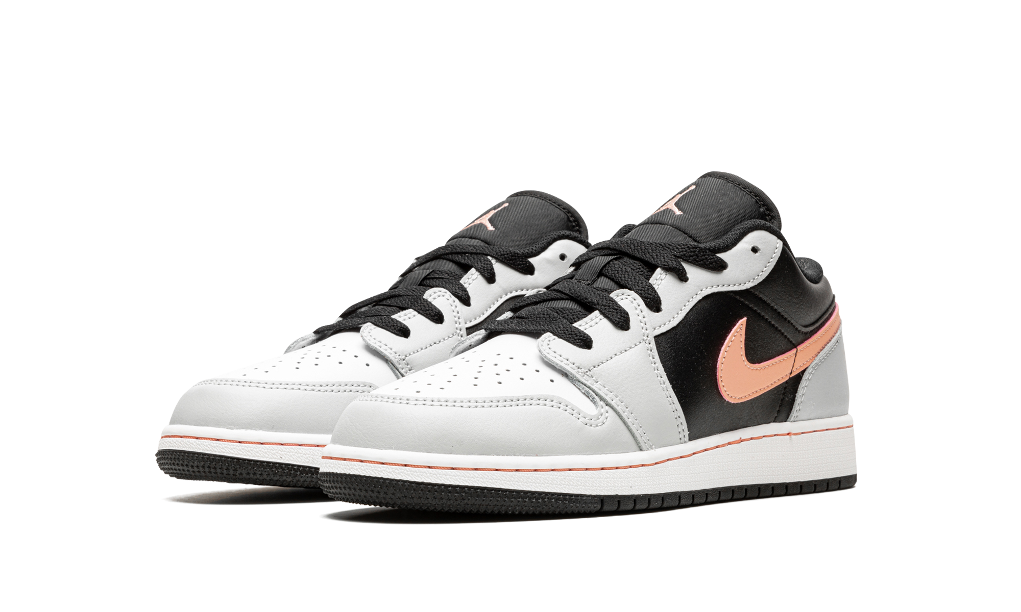 Jordan 1 Low GS "Black Grey Pink" 553560 062