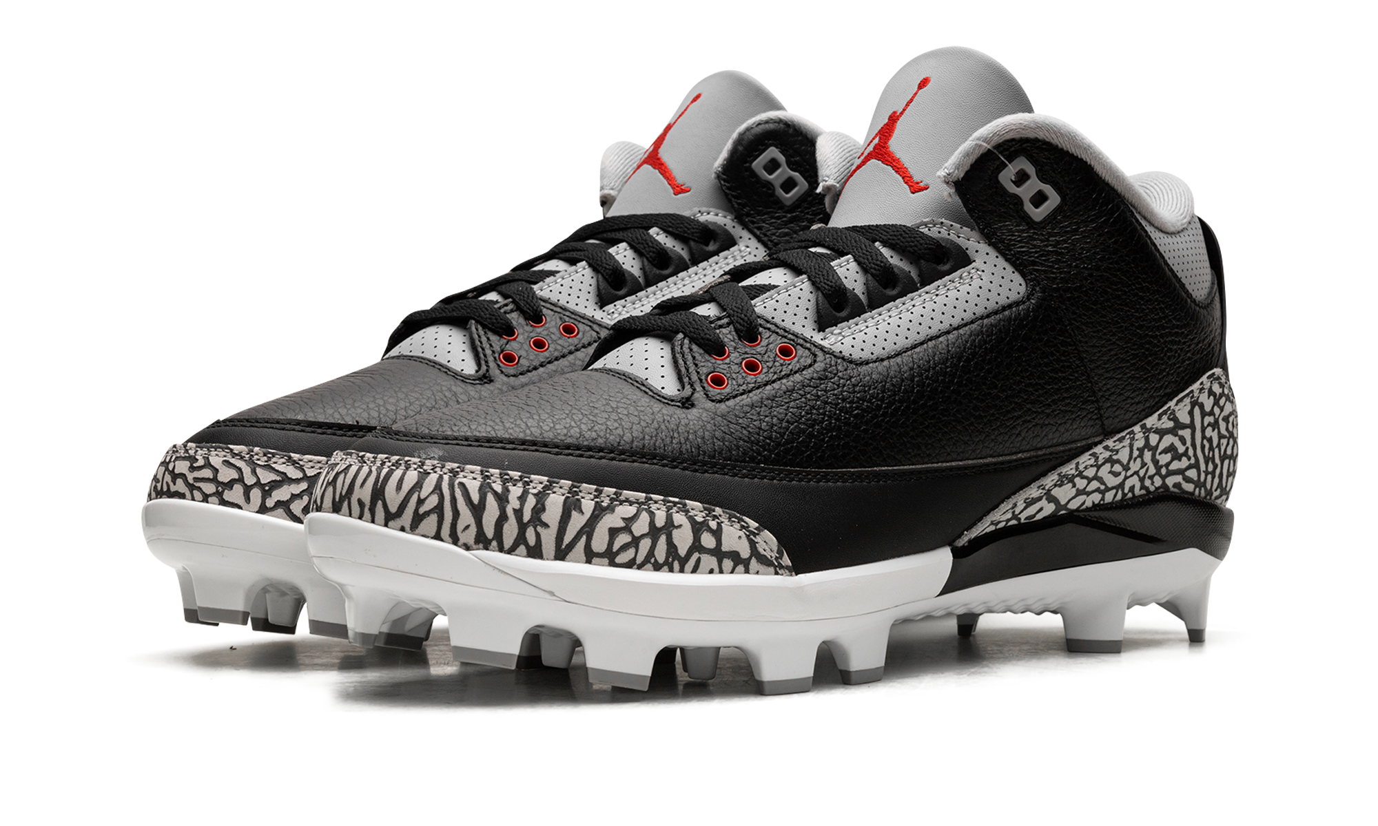 Air Jordan 3 Cleats "Black Cement" FZ8627 001