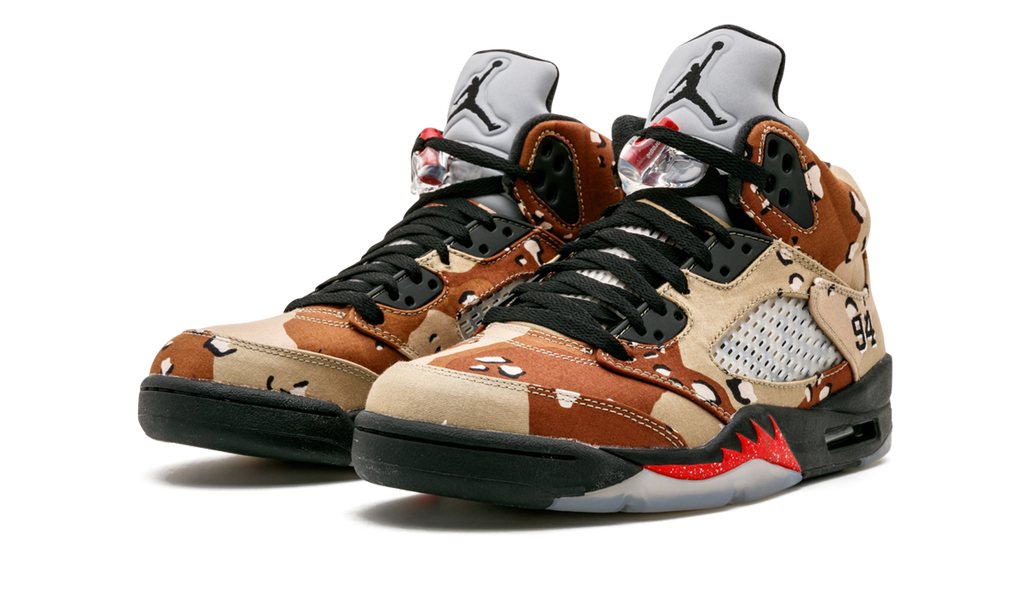 Air Jordan 5 Retro Supreme "Camo" 824371 201