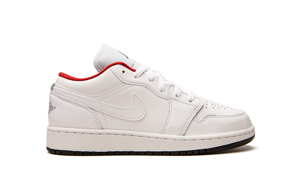 Air Jordan 1 Low GS "White / Red" 553560 164
