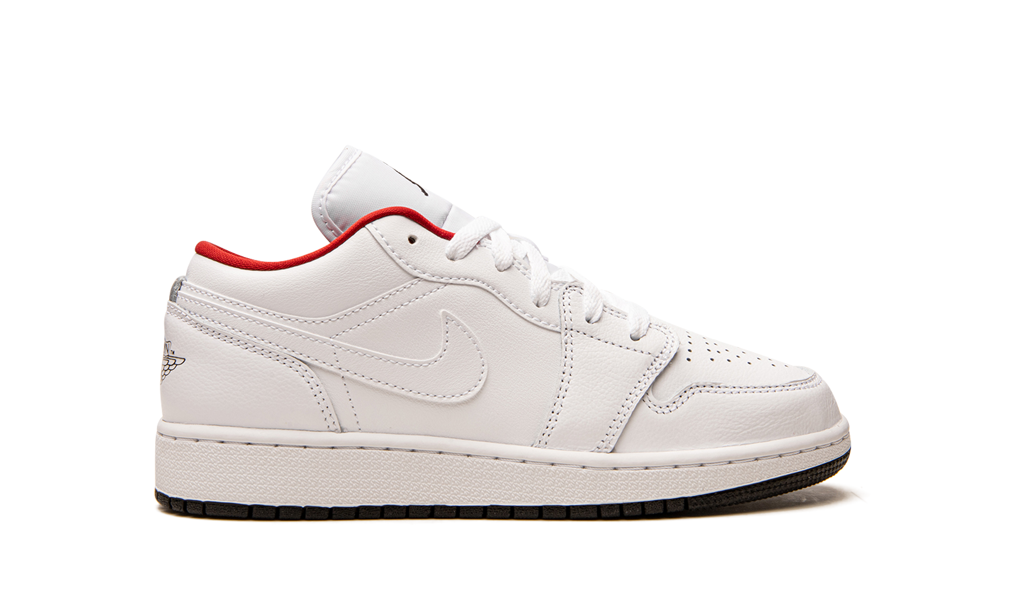 Air Jordan 1 Low GS "White / Red" 553560 164