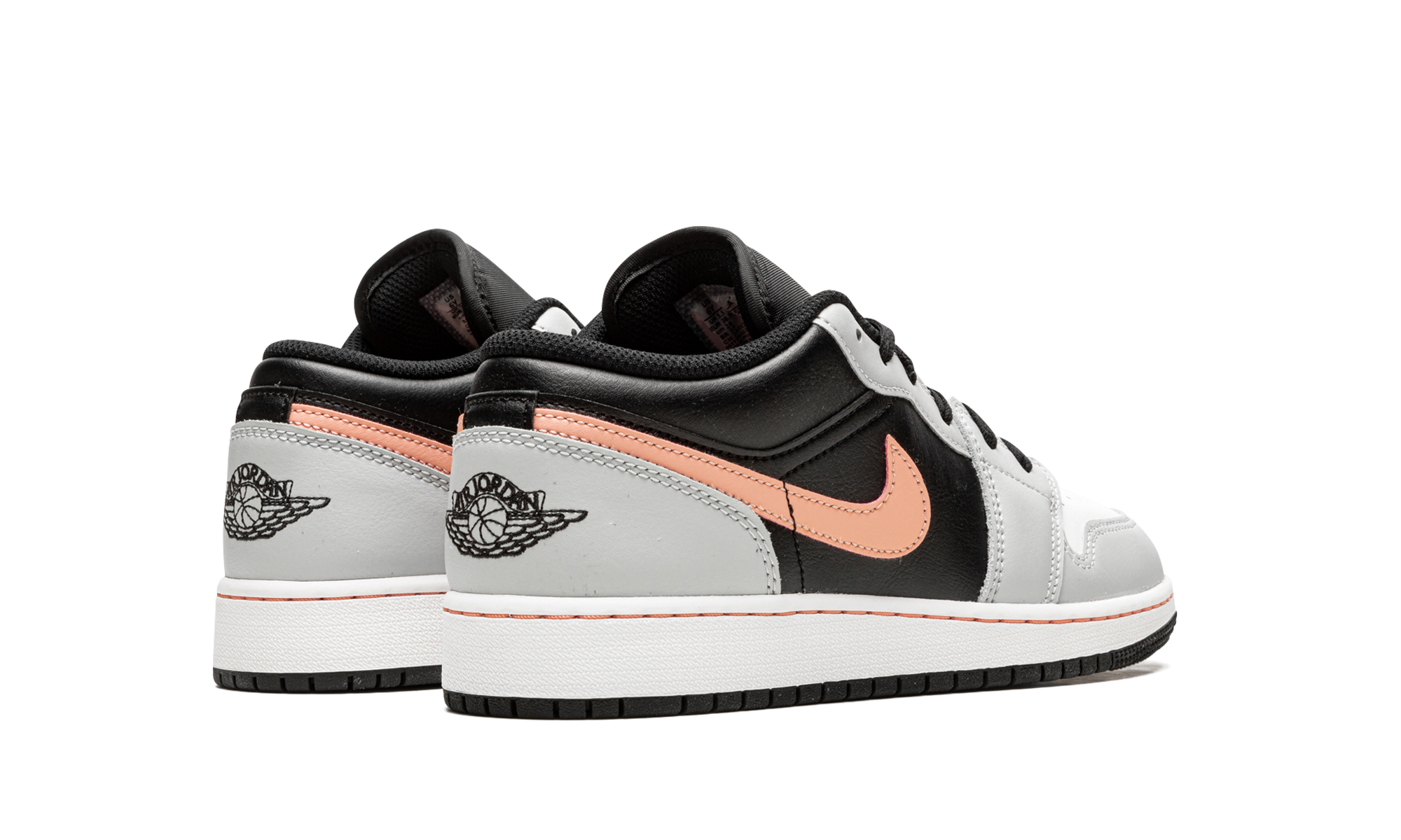 Jordan 1 Low GS "Black Grey Pink" 553560 062