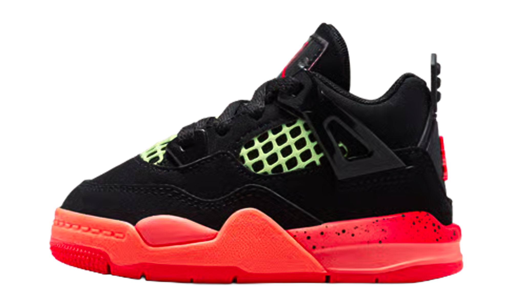 Air Jordan 4 Retro TD "Black Infrared Barely Volt" II1270 001