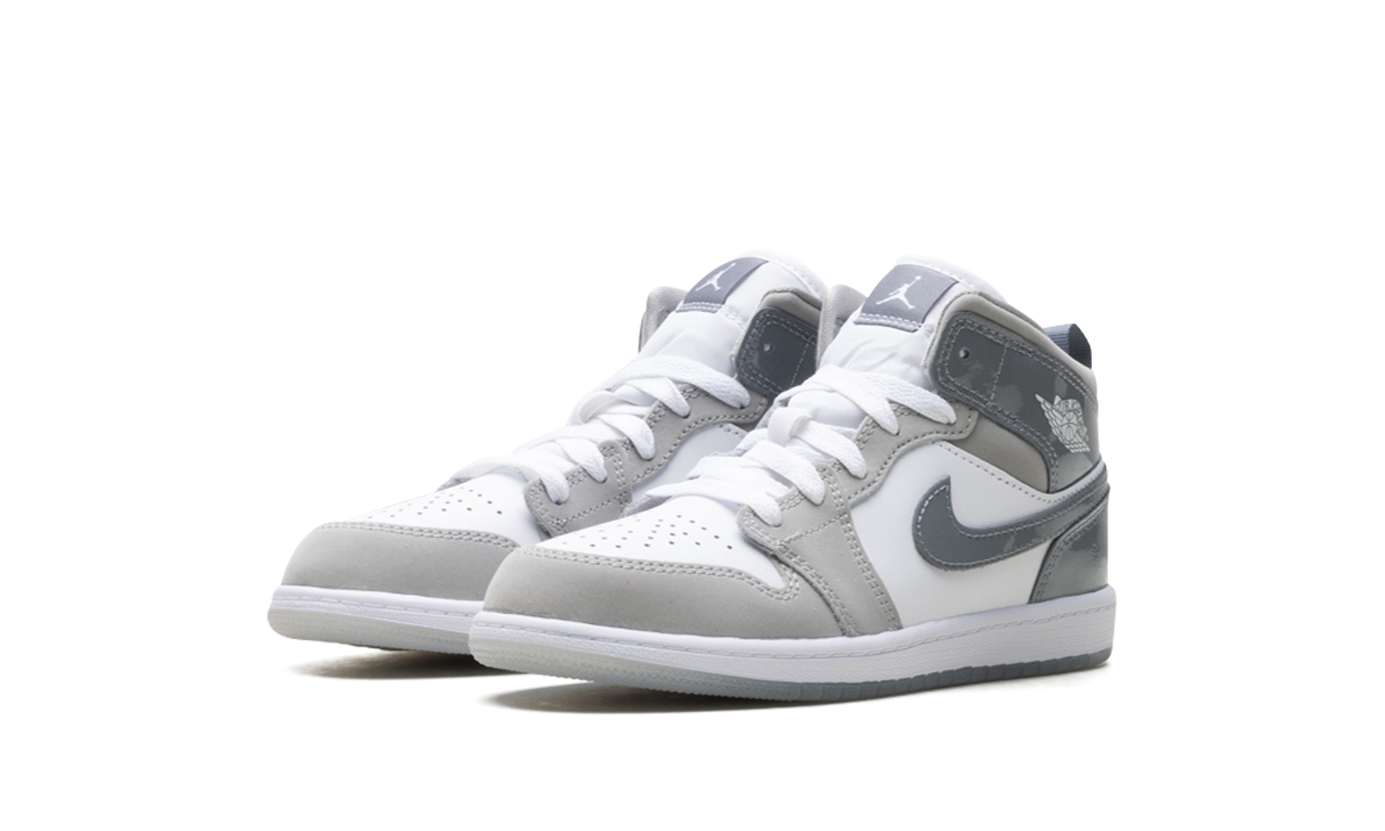 Air Jordan 1 Mid SE PS "White Medium Grey Cool Grey" HF3194 100