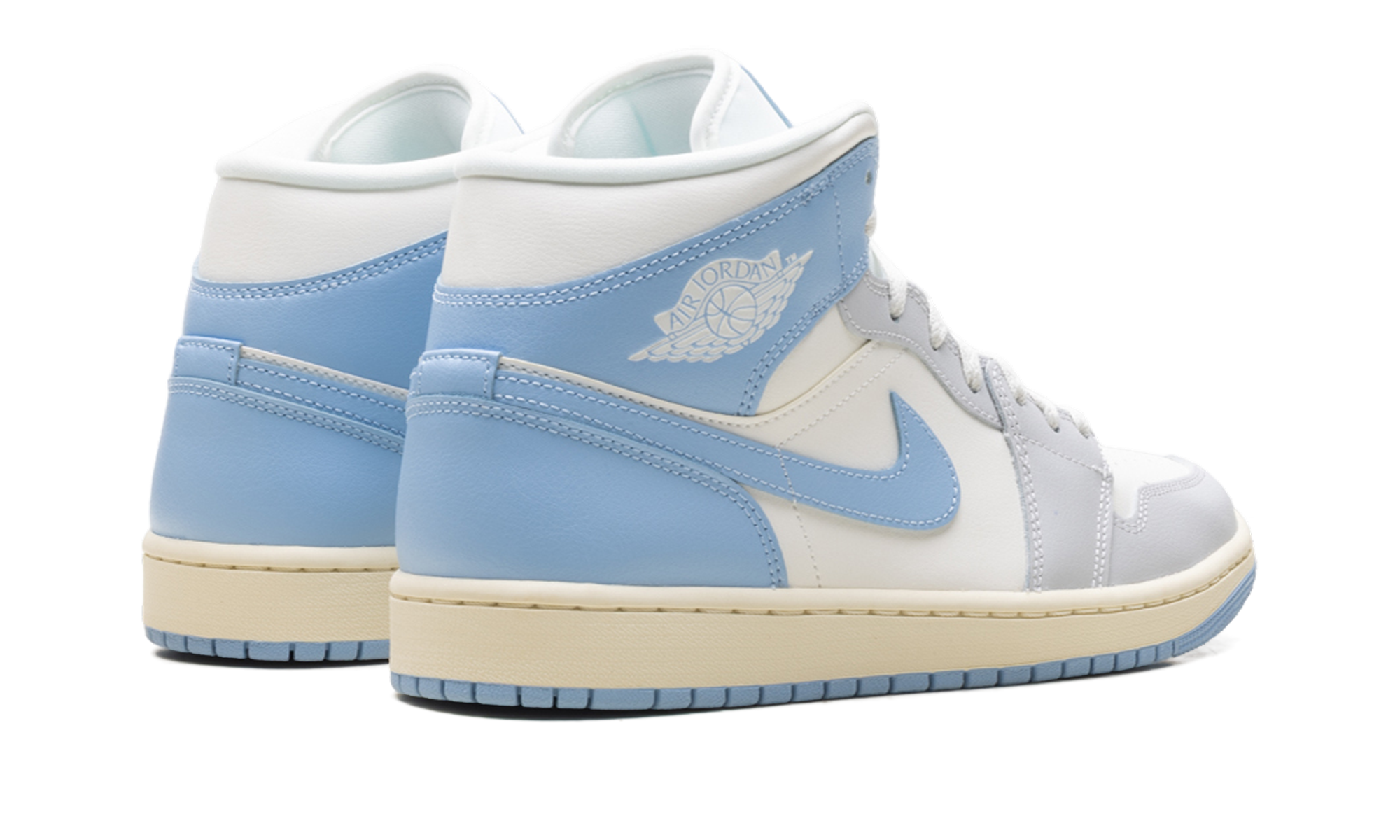Air Jordan 1 Mid WMNS "Psychic Blue Sail Coconut Milk" BQ6472 402