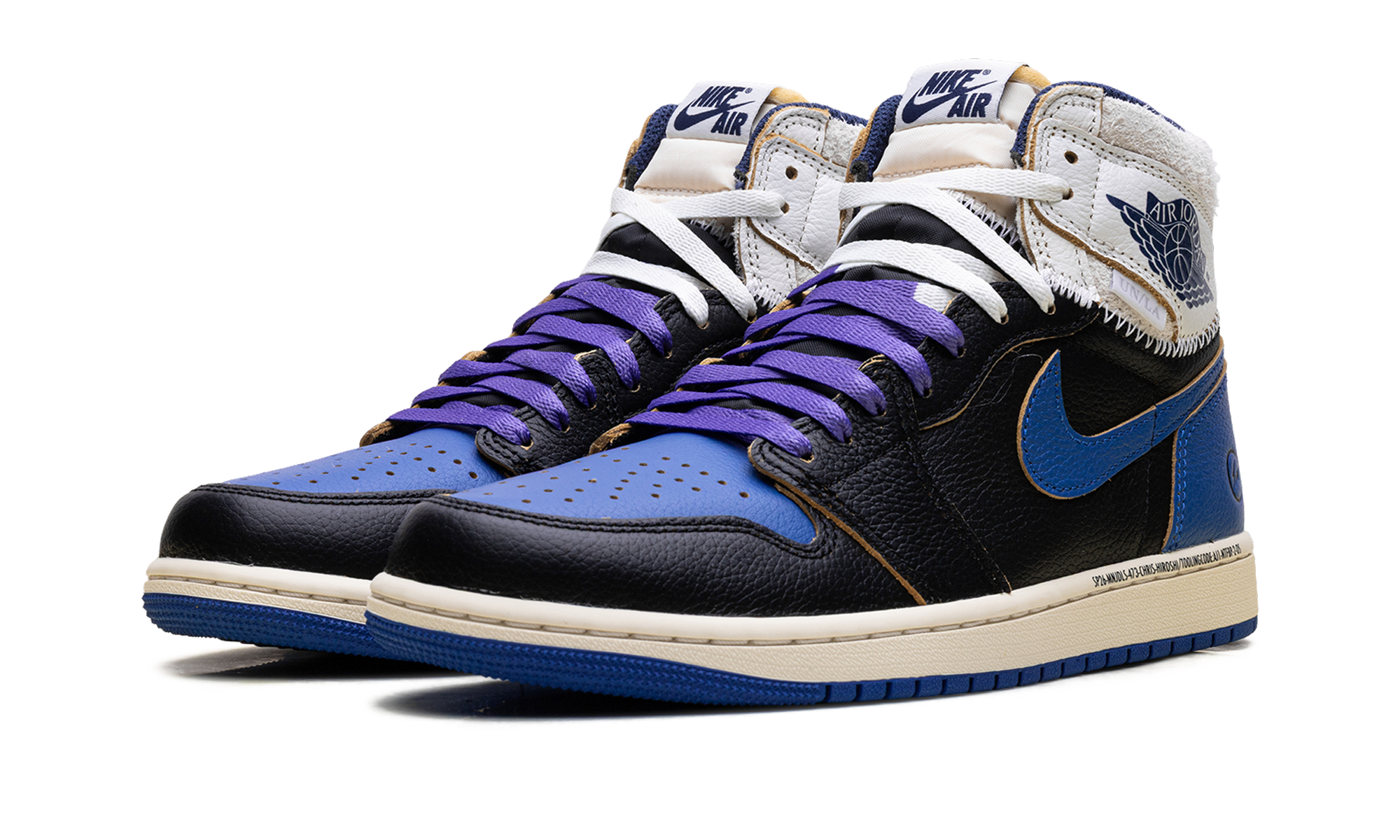 Air Jordan 1 "Fragment Design - Union LA - Royal" IO7847 001
