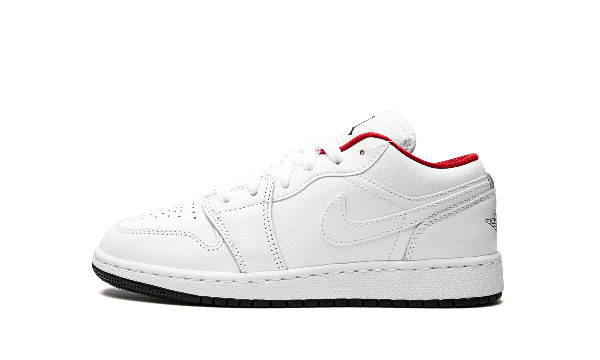 Air Jordan 1 Low GS "White / Red" 553560 164