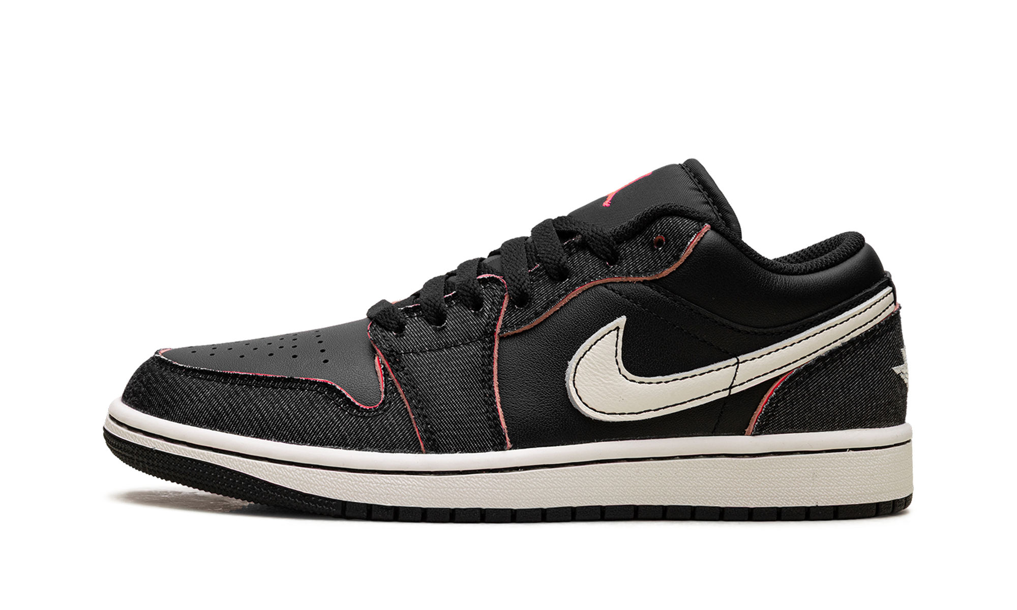 Air Jordan 1 Low SE "Black/Black/Racer Pink/Pale Ivory" IR0842 010