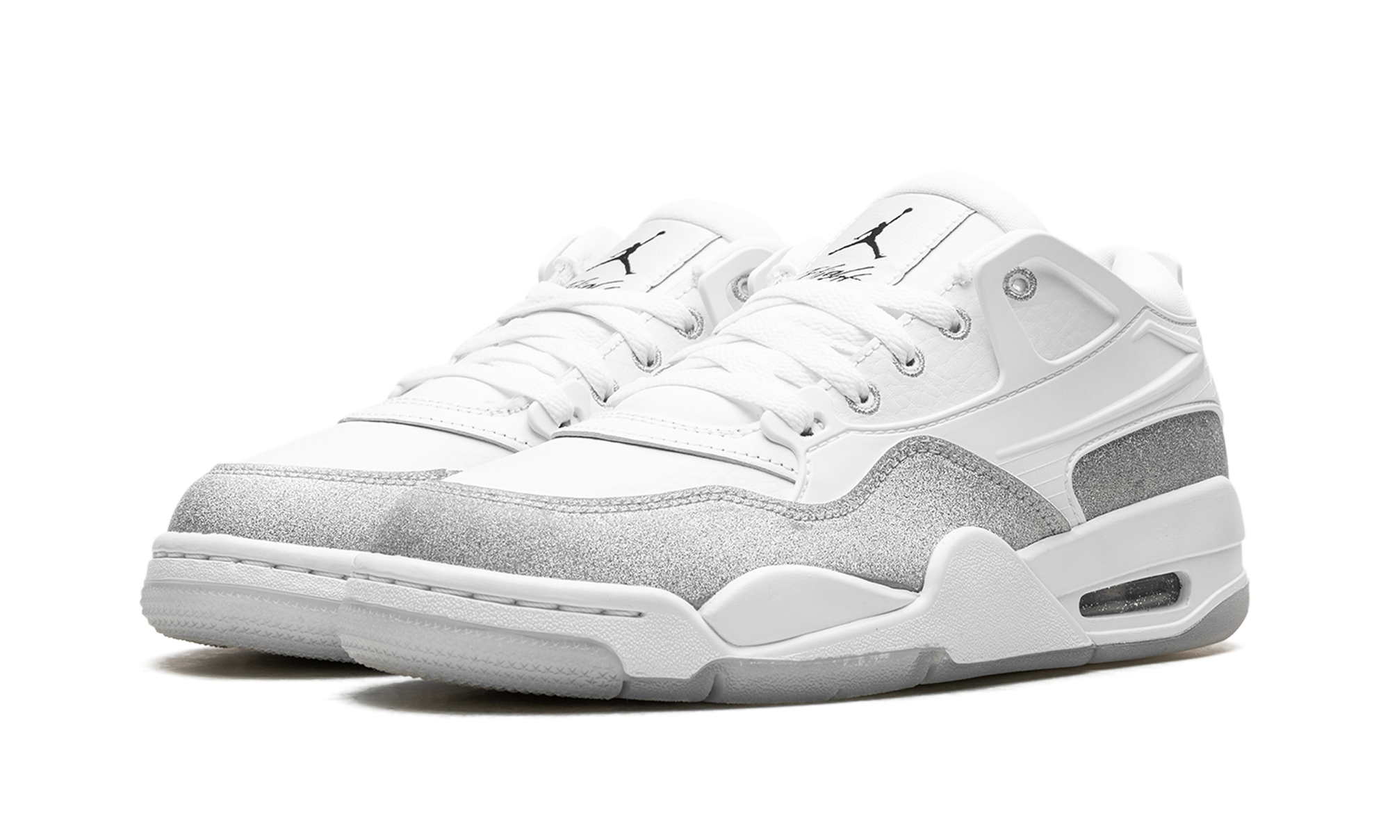 Air Jordan 4 RM WMNS "White Metallic Silver" HQ3441 111