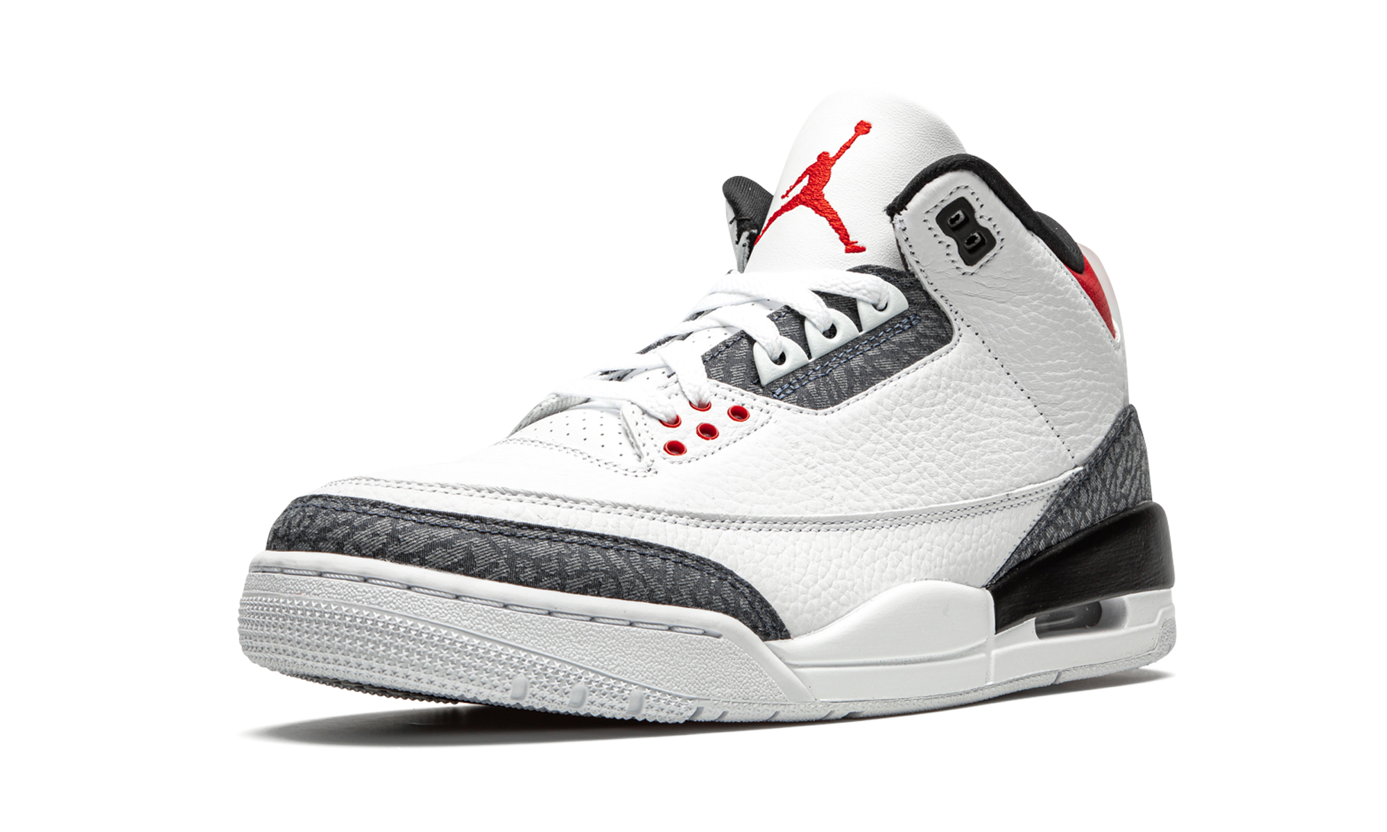 Air Jordan 3 Retro SE DNM "Fire Red Denim" CZ6431 100