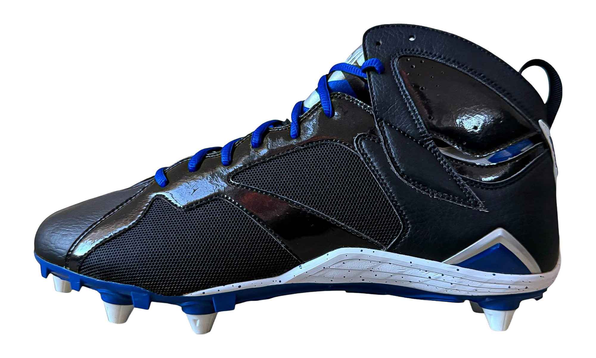 Jordan 7 Detachable Cleats "Black / Rush Blue-White" SU15 MNJDSP 373 D1