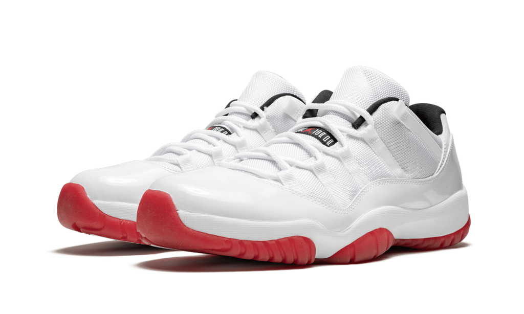 Air Jordan 11 Retro Low "White/Varsity Red" 528895 101