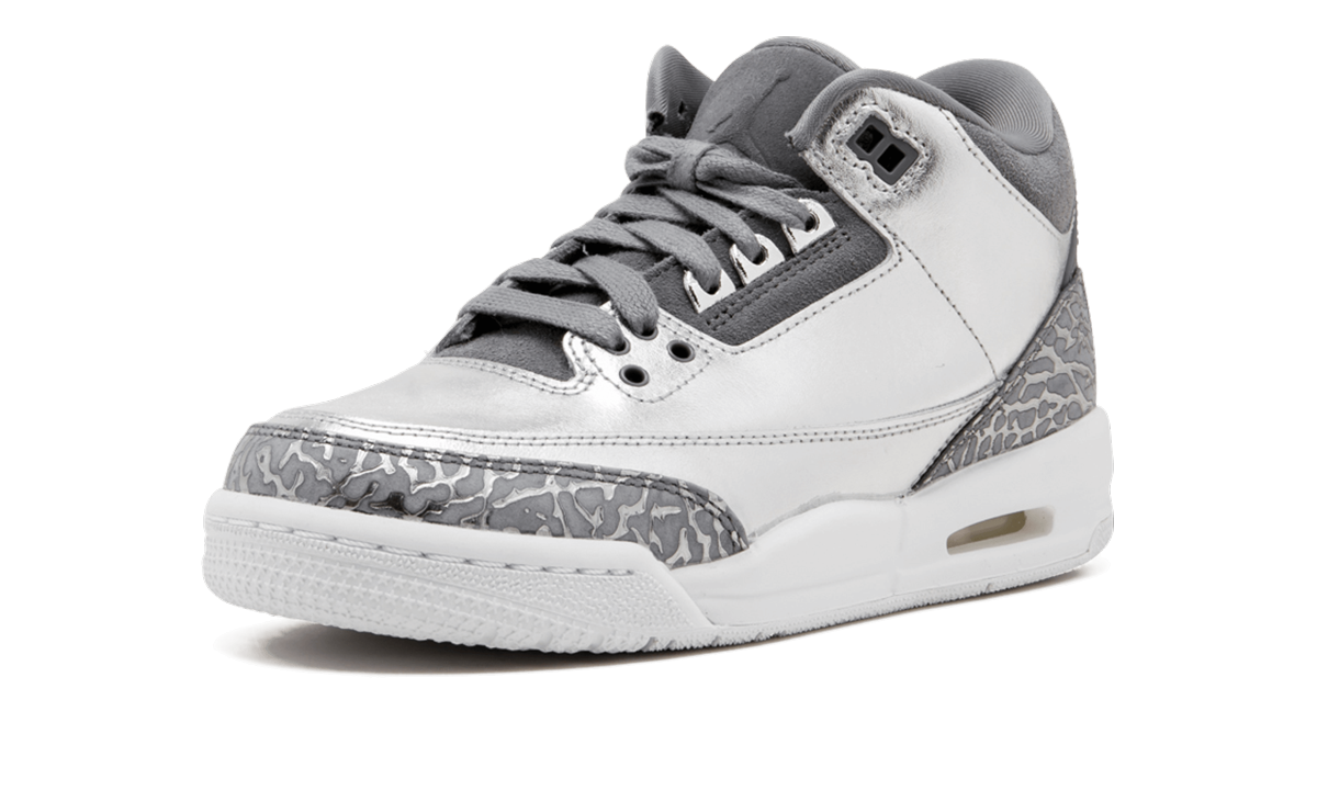 Air Jordan 3 Retro PREM HC GS "Metallic Silver" AA1243 020