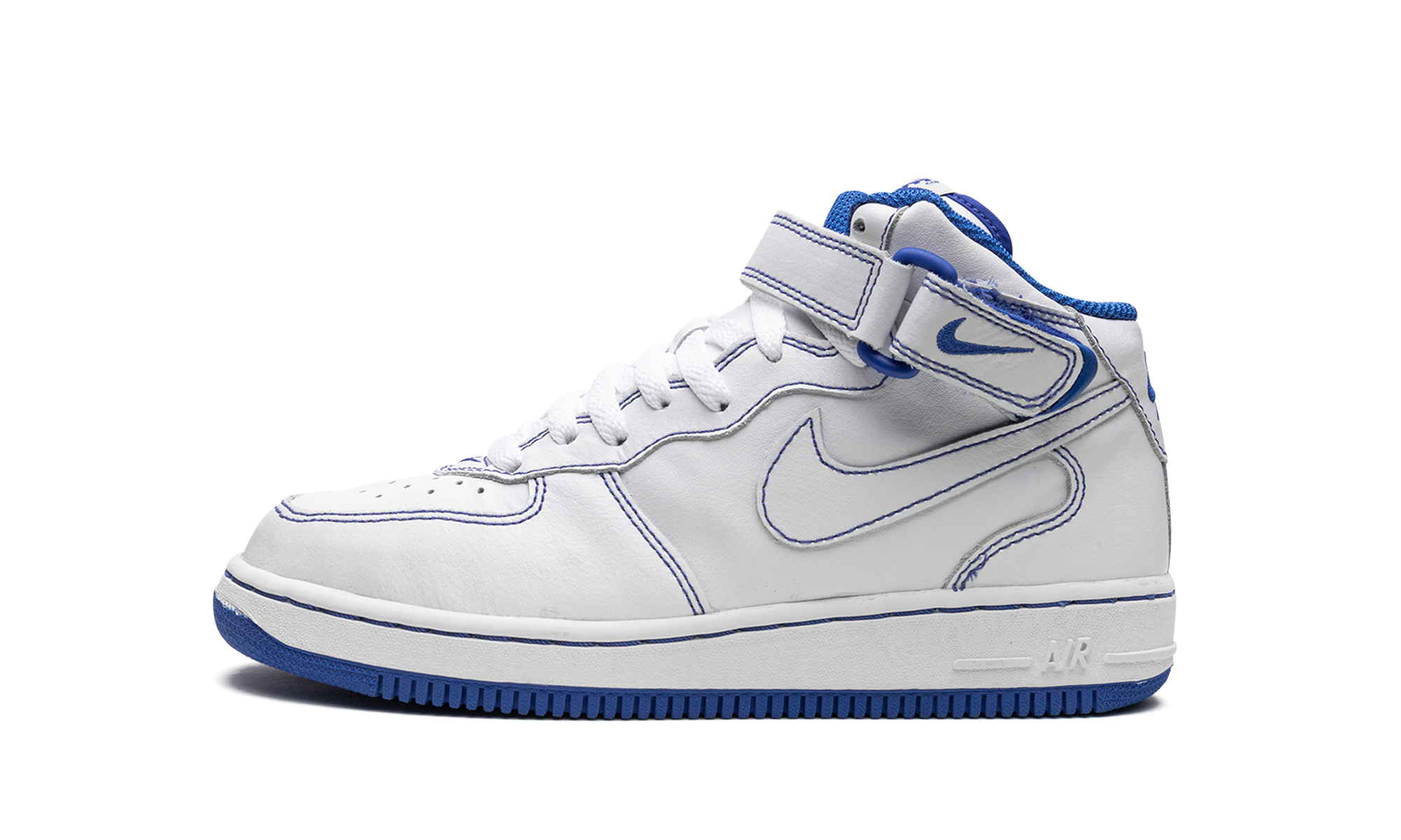 Air Force 1 Mid GS "White/White-Royal Blue" 624049 113