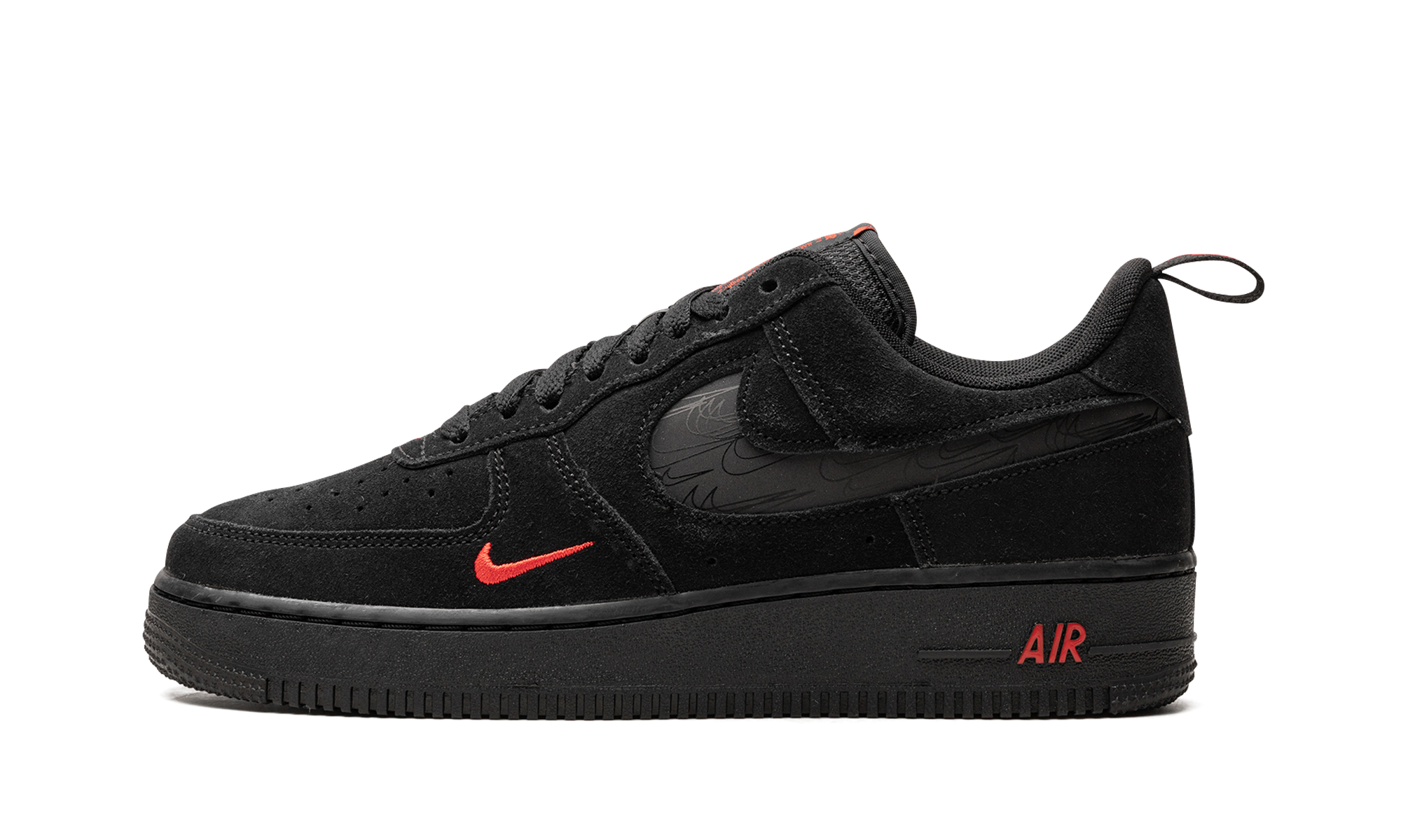 Air Force 1 Low "Multi Swoosh Black Crimson" DZ4514 001