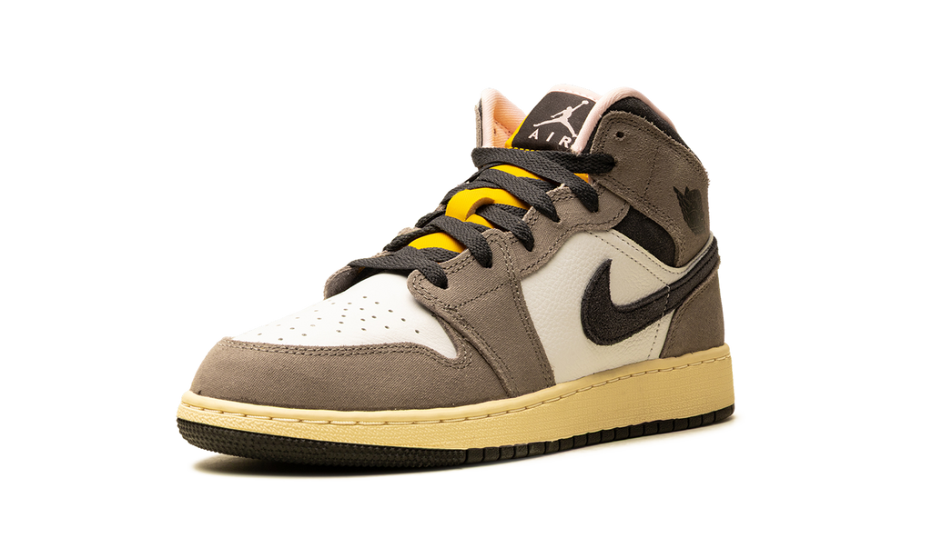 Air Jordan 1 Mid SE GS "Cave Stone" HQ2014 100