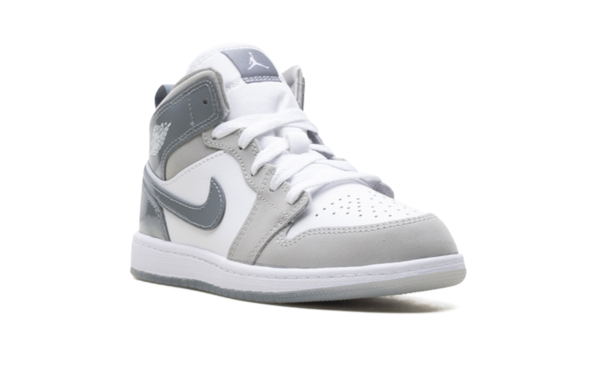 Air Jordan 1 Mid SE PS "White Medium Grey Cool Grey" HF3194 100