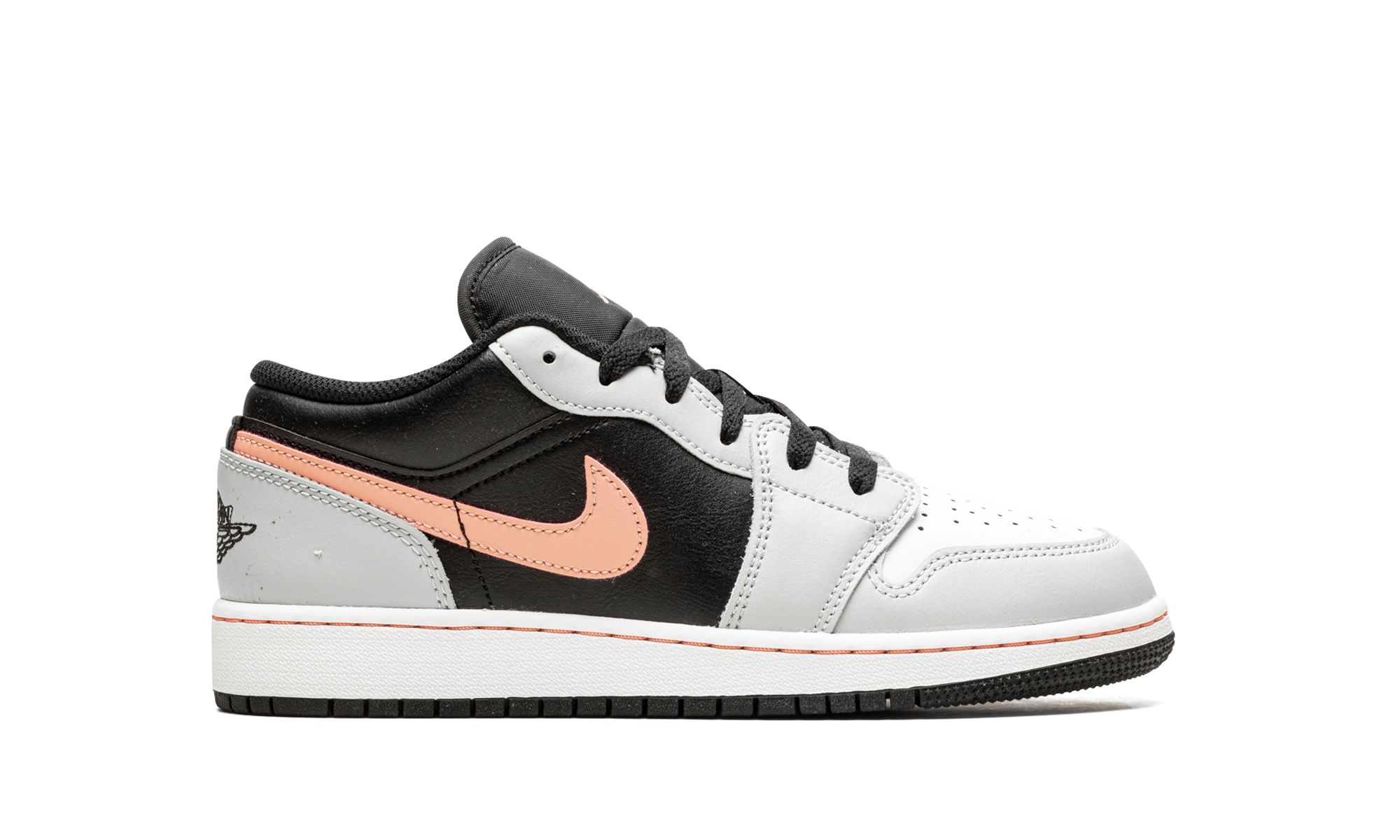 Jordan 1 Low GS "Black Grey Pink" 553560 062