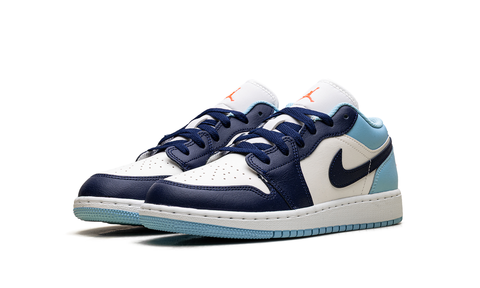 Air Jordan 1 Low GS "Sail Blue Chill" 553560 149