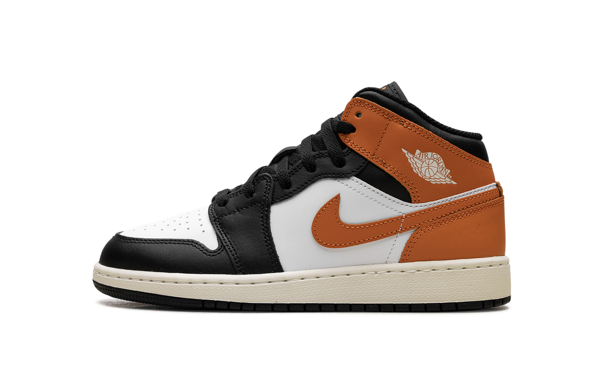 Air Jordan 1 Mid GS "Starfish Black Toe" DQ8423 801
