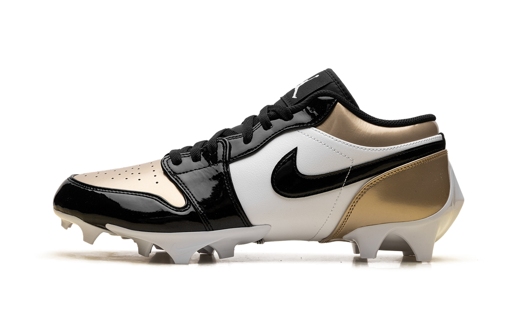 Jordan 1 Low TD Cleat "Patent Gold Toe" FJ6245 701