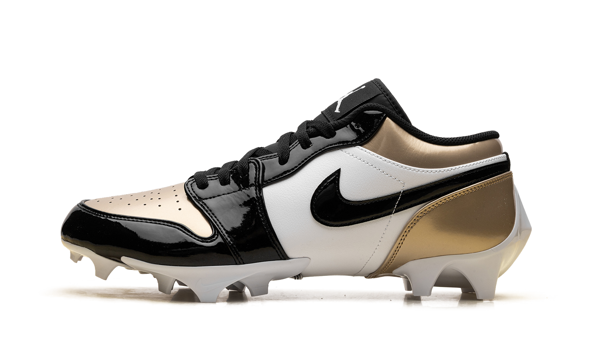 Jordan 1 Low TD Cleat "Patent Gold Toe" FJ6245 701