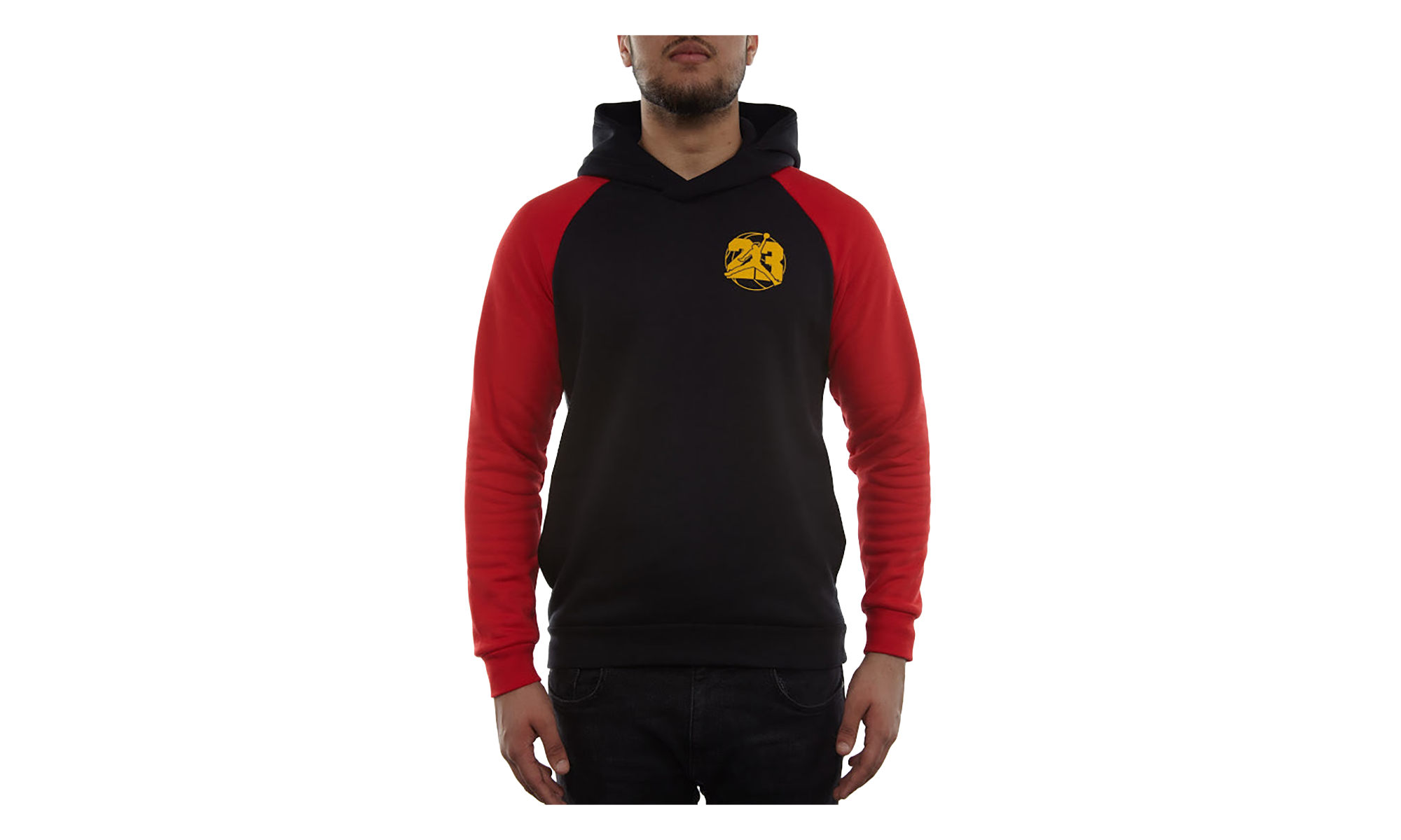 Air Jordan 13 Jumpman Pullover Hoodie "BLACK / UNIVERSITY RED" AR9780 010
