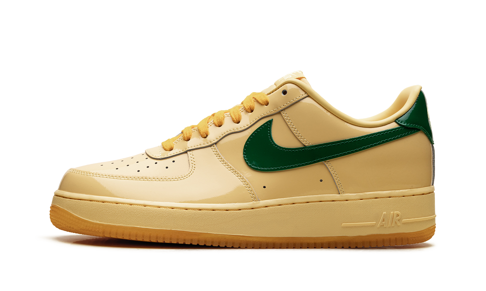 Air Force 1 Low "Patent Leather Topaz Gold Pine Green" IO4489 700