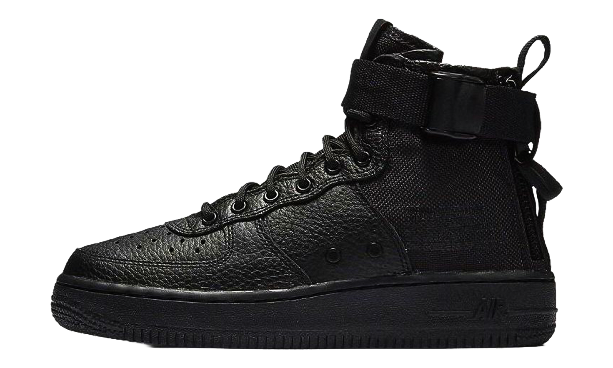SF Air Force 1 Mid GS "Triple Black" AJ0424 003